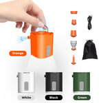 LinkMejor Pump Tiny Air Pump Portable 3.8kPa High Pressure Inflation Deflation with Light for Camping Outdoor