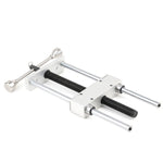 LinkMejor Woodworking Vise MG0-000-0060A Heavy Duty Dual Link Clamp 0-300mm Range Aluminum Alloy Stainless Steel