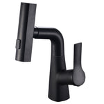 Pull Out Basin Faucet 360° Rotatable 304 Stainless Steel Kitchen Sink Mixer Tap with Pull Out Sprayer Hot And Cold Dual Control
