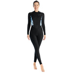 LinkMejor Women's Full Body Wetsuit UTF50+ Sun Protection 98% UV Blocking Rate Cool Ice Fiber Breathable Quick Dry Thin Swimsuit  for Diving Surfing Snorkeling Swimming