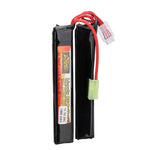 LinkMejor 11.1V 1500mAh 25C 3S LiPo Battery Tamiya Plug With T Plug Adapter Cable for RC Car
