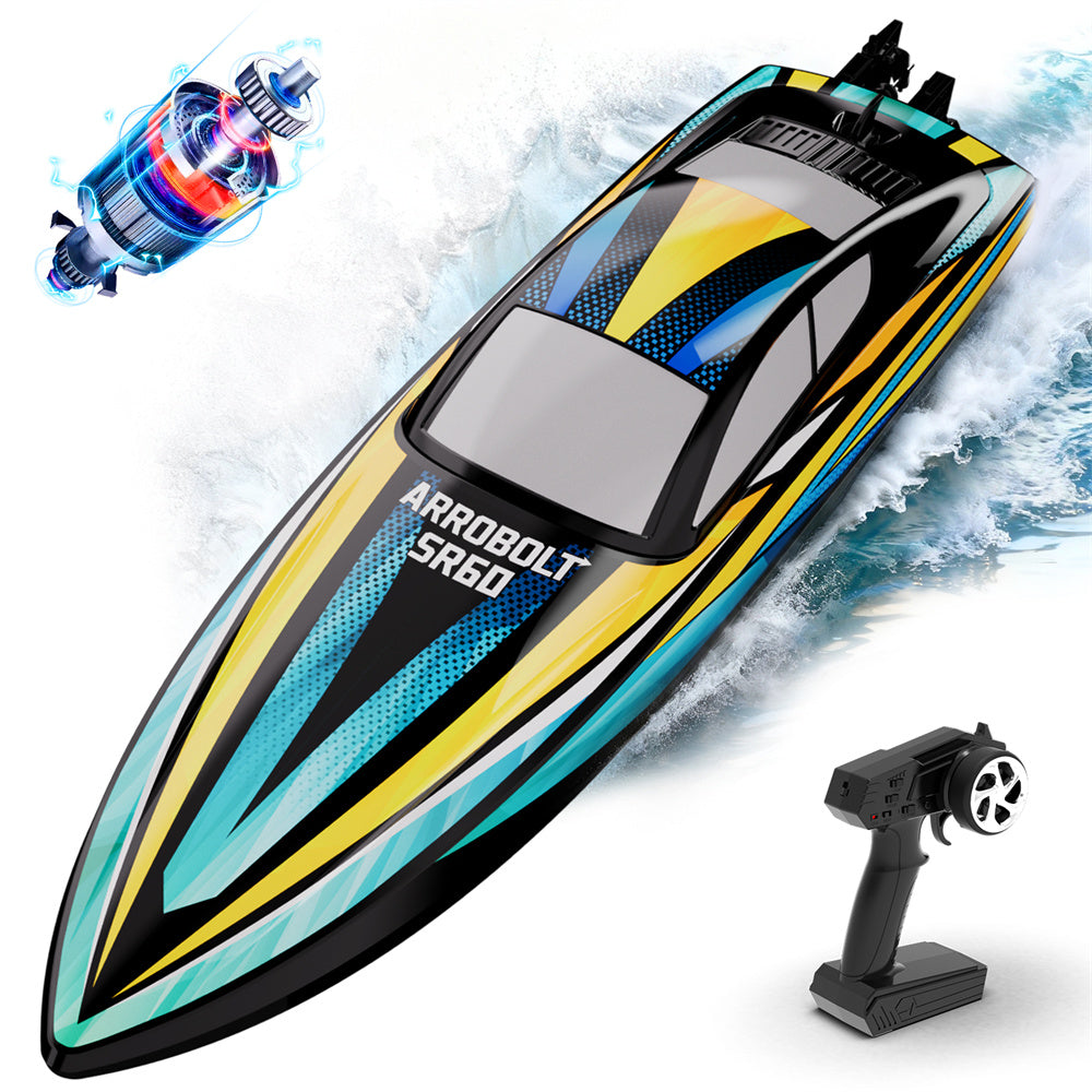 Volantexrc 792-8 RTR 37mph 2.4G Arrobolt SR60 3S Brushless RC Boat Auto Self Righting Reverse Water Cooling System High Speed Ship Vehicles Models Toys