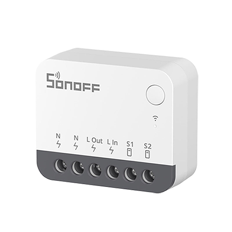 LinkMejor ZBMINIR2 Zigbe Smart External Switch Control Timer Function Compact Size Requires Neutral Wire Voice Control Works with Alexa Google Home