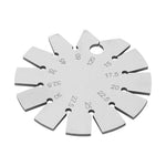 Bevel Angle Gauge Stainless Steel 15-120 Degrees High Precision Compact Protractor with Storage Box for Woodworking Cutting Tools Chisels Planer