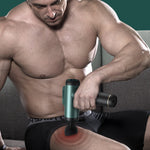 LinkMejor A1-8D Massage Guns Deep Tissue Percussion Muscle Massager 6 Gear Adjustable Type-C Rechargeable Power Display with 8 Heads