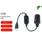 5V 2A USB To 12V Car Connection Cable Socket USB Male to Female Car Connection Cable Adapter Converter Fo Electronic Driving Recorder