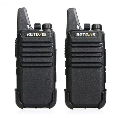 2pcs/Pack LinkMejor RT22/RT622 Mini Walkie Talkie VOXFunction USB PMR 446 FRS 462 License-free Portable Two Way Radios Station for Restaurant Retail