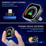 2 in 1 Wireless Carplay Android Auto Adapter Wire to Wireless Converter Plug in Play Smart Box