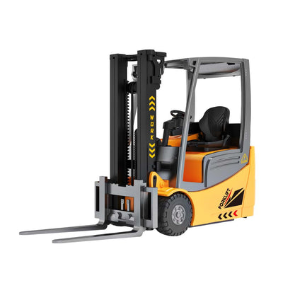 YD001 RTR 2.4G RC Car Forklift Truck Simulation Crane Loader Remote Controlled Full Direction Engineering Vehicle Desktop Toys Model Collection Gift For Boys