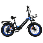 [USA Direct] BAOLUJIE DP2003 48V 12AH 500W Recommended Top Speed 25KM/H 20*4.0inch Electric Bicycle 30-40KM Max Mileage 120KG Payload Electric Bike