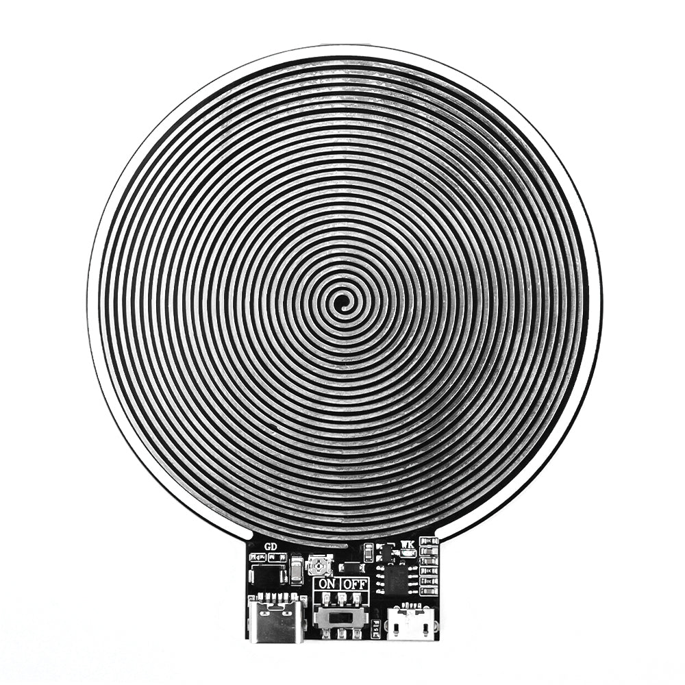 DC 5V Type-C/Micro USB Schumann Waves Ultra-Low Frequency Pulse Generator Sleep Improver Circular Schumann Waves Generator