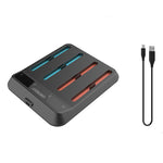 LinkMejor GP-371 Switch2 Joy-Con 4-in-1 Charging Dock Magnetic Alignment Type-C Fast Charging Station Switch Gaming Accessories