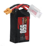 LinkMejor 4S 14.8V 550mAh 95C 8.14Wh LiPo Battery XT30 Plug for RC Drone FPV Racing