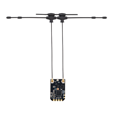 RadioMaster XR3 Nano ExpressLRS ELRS 2.4GHz/900MHz/Dual-Band Multi-Frequency Dual T-Antenna Diversity Receiver for Radiomaster TX16S Boxer GX12 Pocket Radio