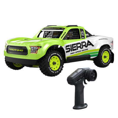 LinkMejor SIERRA 1203PRO 1/12 2.4G 4WD 3S 80km/h Brushless RC Car Off-Road Short Course Desert Truck with Gyro Stabilization LED Light Center Diff Fast High Speed Vehicles Models Toys