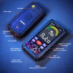 LinkMejor Direct KAIWEETS KM601S Smart Multimeter True RMS 10000 Counts 1200mAh Rechargeable Battery AC/DC Voltage Resistance Capacitance Tester