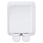 Double Roof Cable Entry Gland Box Solar Panel For RV Caravan Boat Van White