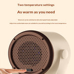 Tevorex Intelligent Portable Desk Heater, Fast Heating Warm Air Blower with 90° Adjustable Angle, Low Noise, Energy-Saving Design & Overheat Protection