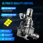 NovSight 2PCS 17000LM 60W LED Car Headlight Bulbs 6500K Bright White IP68 Waterproof Level LED Headlamp