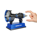LinkMejor Miniature Trent 900 12cm Turbofan Engine Model Desktop Ornaments Science Discovery Toys