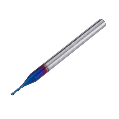 HRC65 Tungsten Steel Twist Drill Bit 2 Flutes 1-7mm 118 Degree Chamfering Cutter