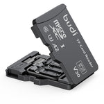 LinkMejor CP580 TF Card Reader with TF Card Appearance Design 8 TF Cards Stroage Slots Support 480Mbps High Transmission Speed Memory Card Reader Case