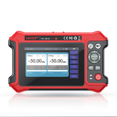 LinkMejor NF-9816 OTDR Fiber Fault Locator 1310/1550 nm Dual Wavelength 28dB/26dB with Visual Fault Locator RJ45 Cable Tracking