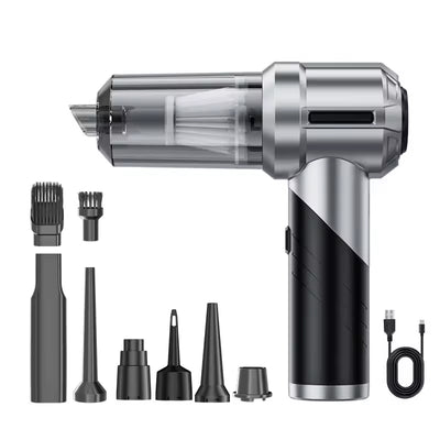 LinkMejor Brushless 100W Cordless Handheld Vacuum Cleaner Folding Portable Suction & Air Blow Dual-Purpose Small Mini Car Auto Home Wireless