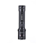 LinkMejor P83 1300LM Strong Light Rechargeable LED Flashlight Red And Blue Glitter Outdoor Tactics Super Bright Portable Security Patrol Torch