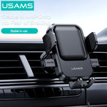 LinkMejor ZJ090 One-Touch Air Vent Car Phone Holder 360° Rotation Auto-Lock Universal Car Phone Mount for 4.5-6.9 Inch Mobile Phones