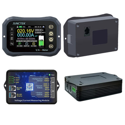 LinkMejor Bluetooth KG-F 120V 100A 400A 600A LCD Power Display Battery Monitor Tester Coulometer Coulomb Meter Battery Indicator Tester  Phone Control