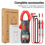 LinkMejor CM81 6000 Counts Auto Range NCV Digital Clamp Meter DC/AC Voltage Current Resistance Frequency Capacitance Tester