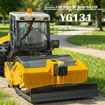 YI GONG YG131 RTR 1/50 2.4G RC Car Alloy Road Roller H13IX Simulation Engineering Electric Remote Control Construction LED Light Sound Fully Function Vehicles Models Kids Children Toys