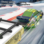 LinkMejor HG4-427 RTR 1/64 2.4G RWD Mini Alloy Drift RC Car Colorful LED Light Support App Remote Control Three Speed Vehicles Models Pocket Toys Desktop Collection Gift For Boys