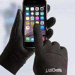 LinkMejor Winter Outdoor Sports Cycling Gloves Windproof Waterproof Fleece Cold-Proof Ski Finger Touchscreen Non-Slip Motorcycle Gloves