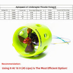 [HK Direct] Apisqueen 12V~16V U1 Underwater Drive with 45A Bidirectional ESC 4.41 lbs Thrust Force Brushless Underwater Drive/Propeller for ROV Boats CCW