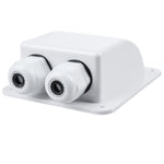 Double Roof Cable Entry Gland Box Solar Panel For RV Caravan Boat Van White