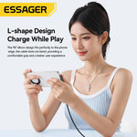 LinkMejor ES-X78 7A USB-A to USB-C L-shape Cable Fast Charging Data Transmission Thickened Copper Core Line 1M Long for iPhone 17 17 Pro Max 16 15 for XIaomi 17pro for SAMSUNG for OPPO for VIVO