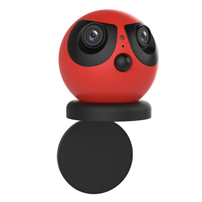 LinkMejor 4MP HD Cartoon Camera 180° Panoramic Dual Lens 3000mAh PIR Motion Detect Night Vision Two-Way Audio Smart Security Indoor Camera Baby Monitor