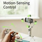 LinkMejor SMOOTH Q5 Ultra AI Tracking Smart Gimbal Wireless Remote Control Voice Commands Motion Sensing Gesture Control Built-in 215mm Extension Rod AI Mobile Gimbals