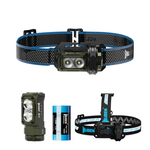 Wuben E7 1800lm Ultra-Compact and Lightweight LED Headlamp & Flashlight With 18350 Battery High Lumen Recheargeable Mini Torch Light LED Headlight