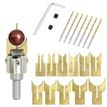 Drill Milling Cutter Set Kit Drill Wood 13/16/24pcs Electric Beads Tools Maker Bit Carbide Woodworking 6-25mm