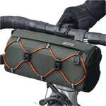 LinkMejor Bicycle Front Tube Bag 2.2L Large Capacity Handlebar Waterproof Multifunctional Portable Shoulder Bag For Cycling
