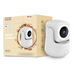 LinkMejor 3MP Tuya Smart WiFi Indoor Camera Wireless PTZ HD Night Vision Motion Detect Two-way Intercom Home Security Monitoring Works with Alexa Google Assistant