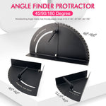 Woodworking Angle Clamp Adjustable Angle Finder & Precision Fixing Vise 45/90/180 Degree Multifunction Tool