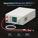 LinkMejor RK6006-C Digital Power Supply High Precision 60V 6A with Overvoltage Protection and HD Display for Efficient Power Control