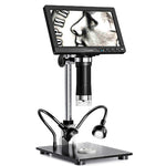 PM070 7 Inch Digital Microscope Lens separation design IPS LED Lights Adjustable Brightness Type-C USB 2.0 Multilingual Suppot for Windows Ma