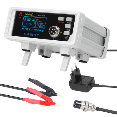 RCL101D Desktop Meter Resistance Capacitance Inductance ESR Measurement 1-key Calibration Automatic Ranges/Gain ARM Processor