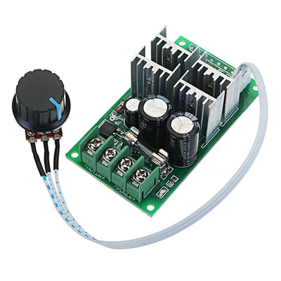 DC 6-60V 30A PWM DC Motor Speed Regulator High Power Speed Controller 6V 12V 24V 36V 48V 60V Support PLC Analog Quantity 0-5V