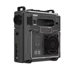 HanRongDa HRD-C919 Multi-band Radio AIR FM MW SW Shortwave VHF UHF WB Portable bluetooth Speaker Aviation Band Radio Receiver 5000mAh Battery Supports TF Card AUX